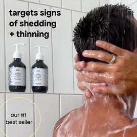 BONDIBOOST HG shampoo pump close-up highlighting easy dispensing