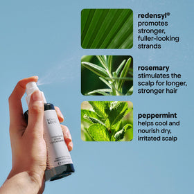 BONDIBOOST ingredients panel close-up showing Redensyl and botanicals benefit