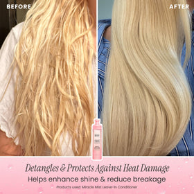 BONDIBOOST finished blow-dry with smooth, shiny hair as result