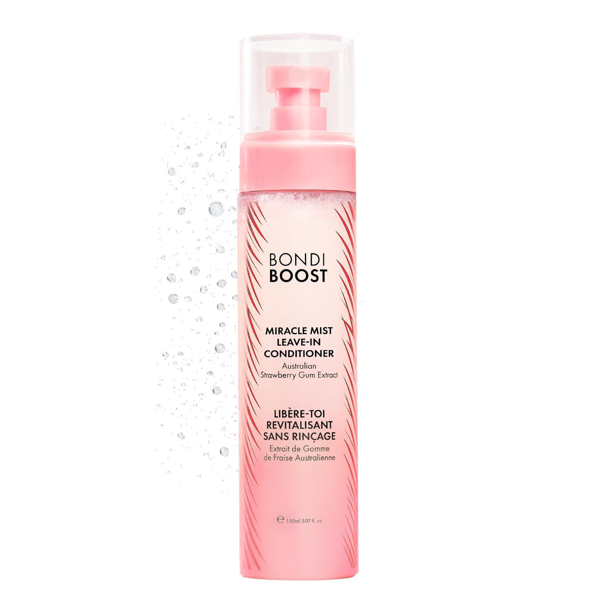 BONDIBOOST front packaging showing bottle and label, clarifying benefits