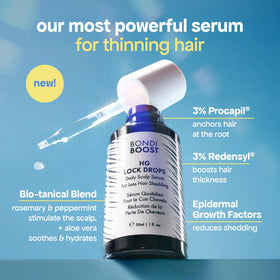 BondiBoost serum dropper dispensing a smooth, non-greasy bead