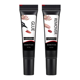 BONITIVA front packaging showing glue and remover for easy at-home nails