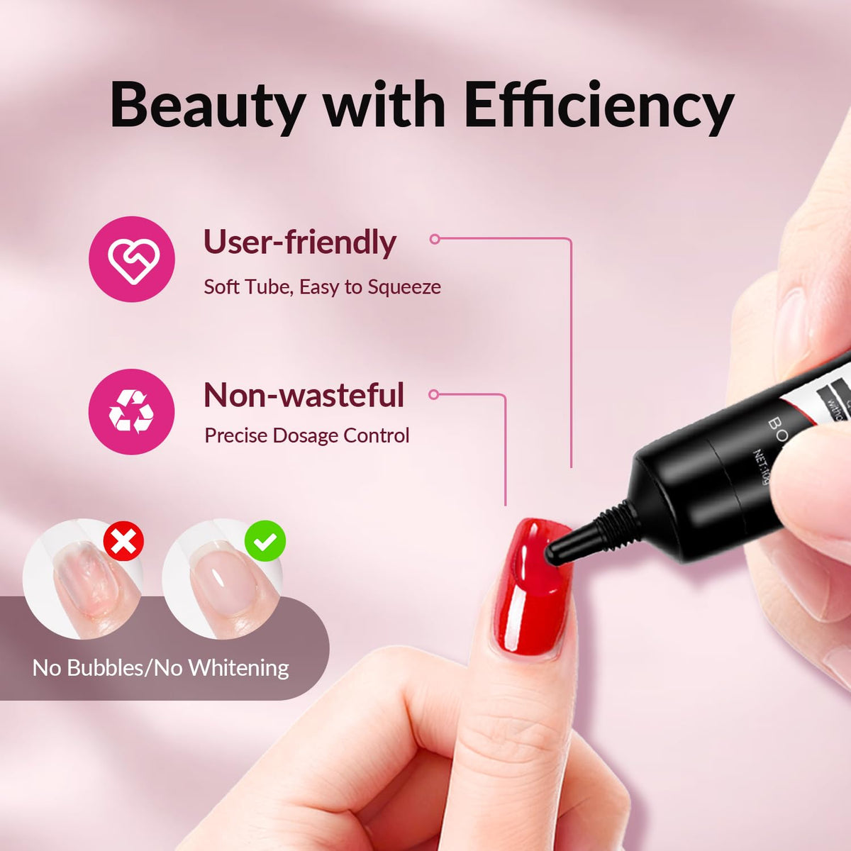BONITIVA remover precision dropper detail for accurate, low-waste application