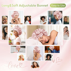 BONNET QUEEN bonnet worn during sleep protecting curls overnight