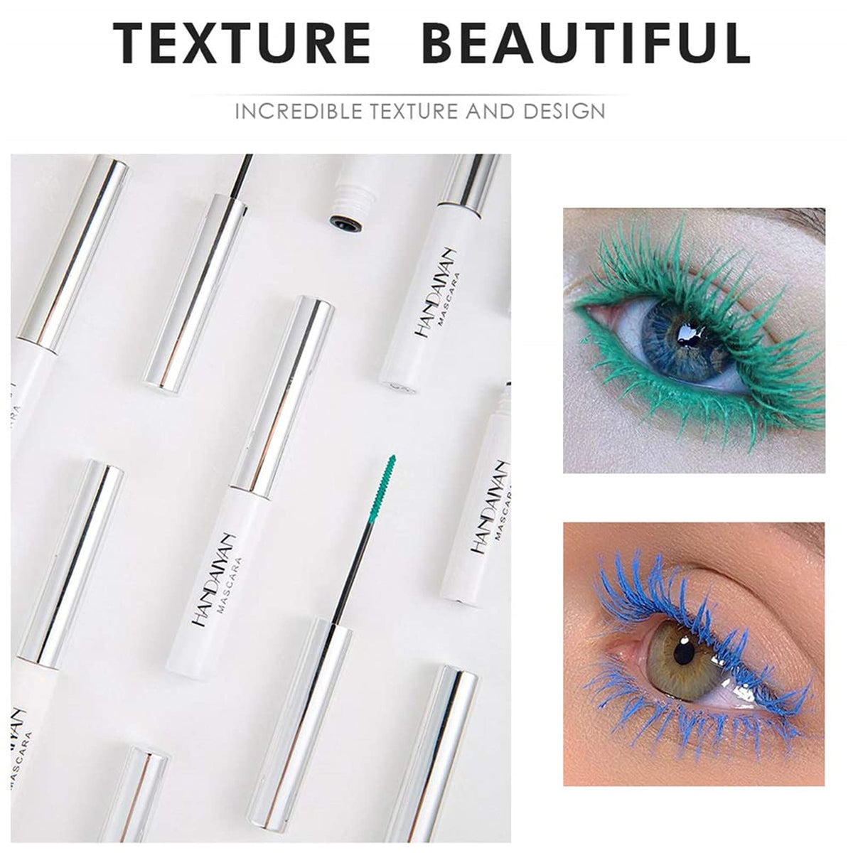 BONNIE CHOICE mascara wand close-up showing bristles for precise application