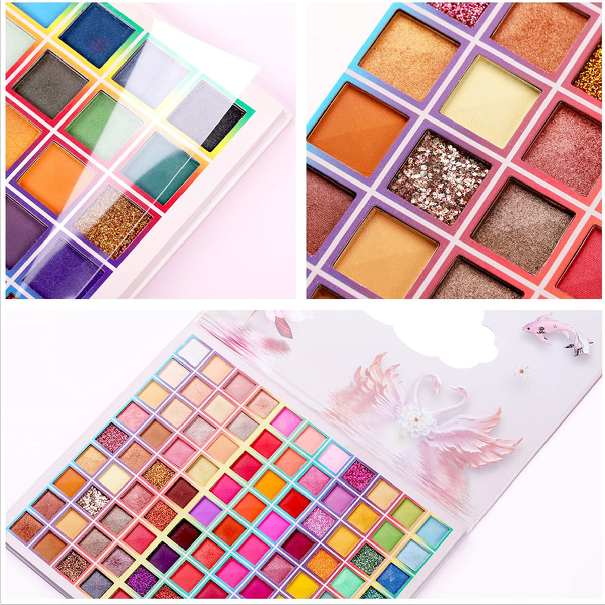 BONNIE CHOICE metallic used on lips and cheek showing multipurpose use
