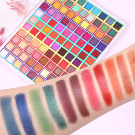 BONNIE CHOICE metallic shimmer swatch on skin showing reflective payoff