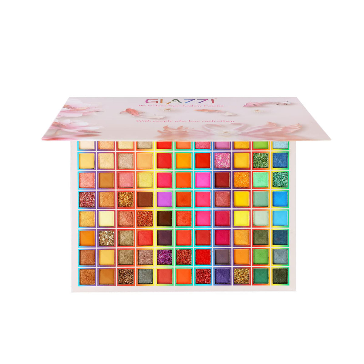 BONNIE CHOICE palette held beside a hand for scale showing compact size
