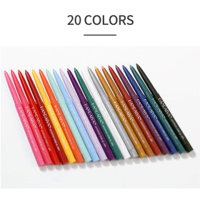 BONNIE CHOICE pencil set beside travel bag illustrating portability benefit