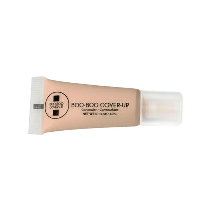 Boo-Boo Cover-Up front packaging showing compact tube and shade medium for discreet concealment