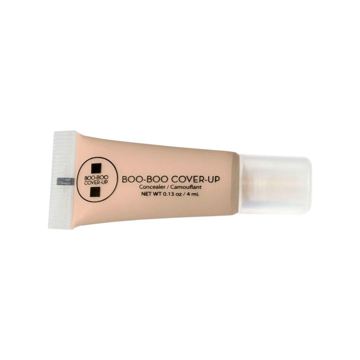 Boo-Boo Cover-Up front packaging showing compact tube and shade medium for discreet concealment