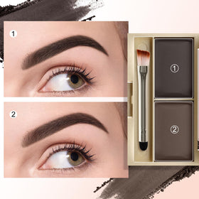 Boobeen double-ended brush and built-in mirror enabling on-the-go application