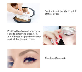 Boobeen powder pan texture highlighting smooth, buildable pigment