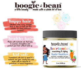 Boogie and Bean application on hands illustrating smooth spreadability