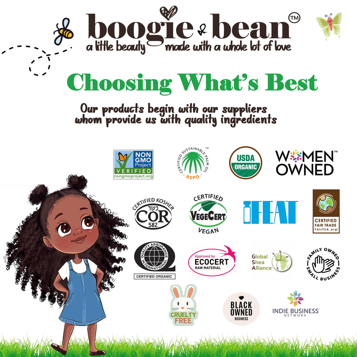 Boogie and Bean jar on bathroom counter suggesting easy daily routine benefit