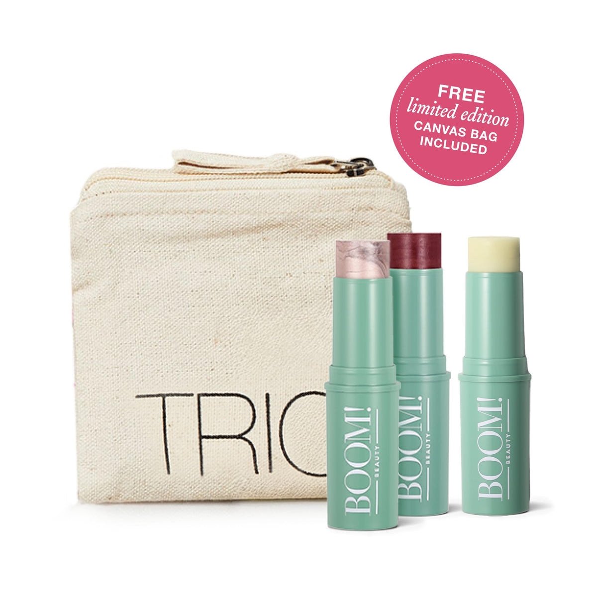 BOOM! by Cindy Joseph lifestyle shot of older woman wearing trio for fresh, luminous skin