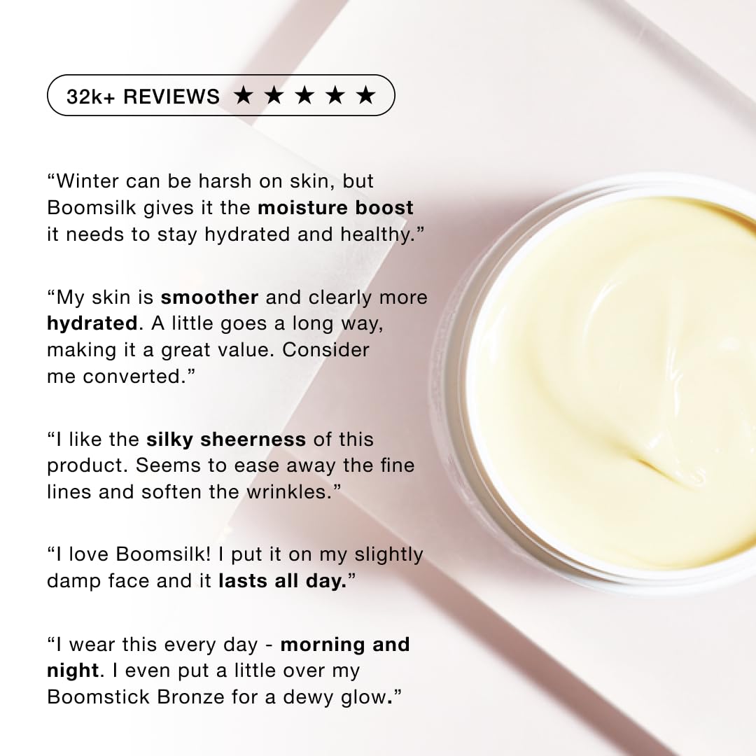 BOOM! by Cindy Joseph jar on vanity in lifestyle scene highlighting everyday usability