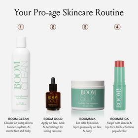 BOOM! by Cindy Joseph small amount of cream on hand showing quick absorption and hydration