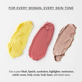 BOOM! by Cindy Joseph Glo moisturizer stick texture demonstrating nourishing slip and hydration