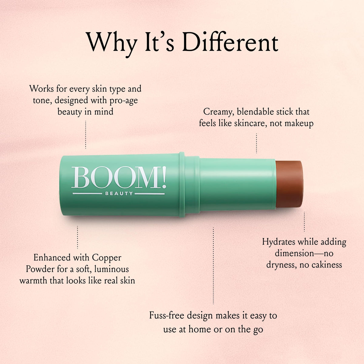 BOOM! by Cindy Joseph bronze shade on eyelid for subtle glow