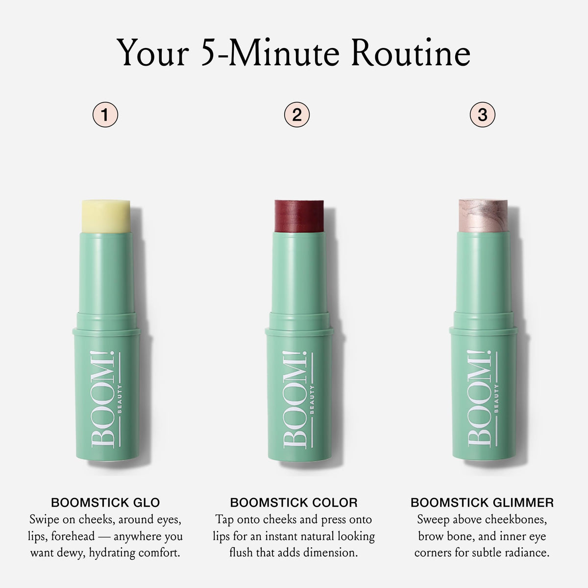 BOOM! by Cindy Joseph Color cream stick close-up showing texture and creamy blendability