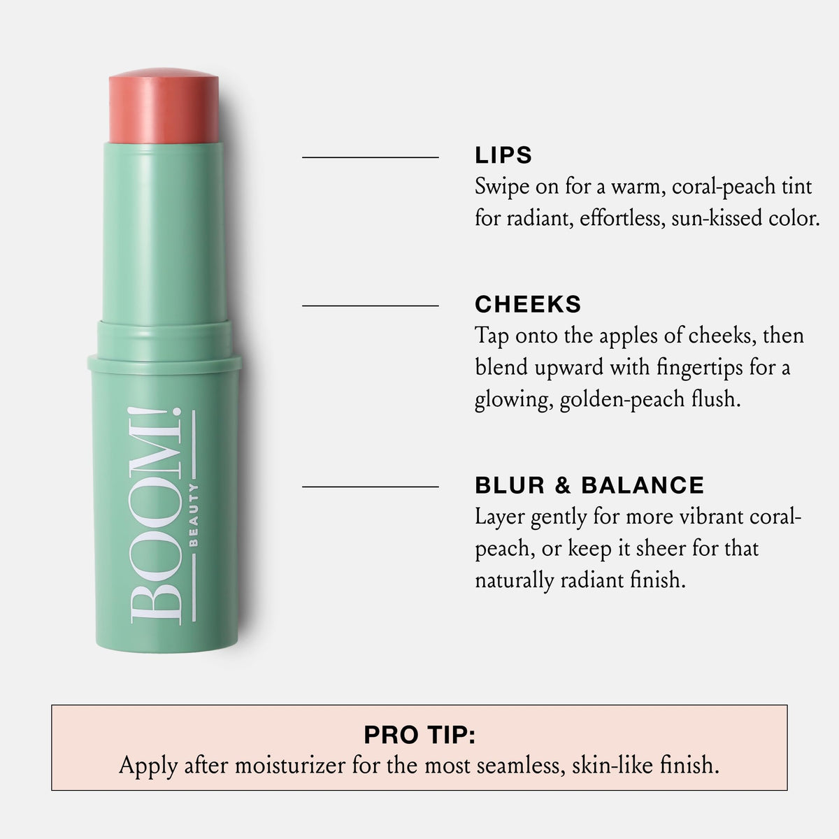 BOOM! by Cindy Joseph close-up texture of product showing smooth pigment payoff benefit