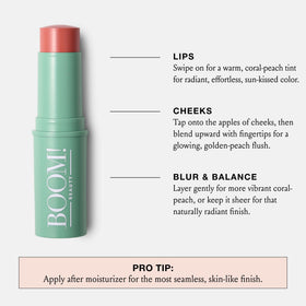 BOOM! by Cindy Joseph close-up texture of product showing smooth pigment payoff benefit