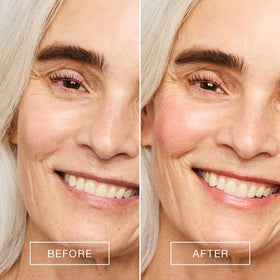 BOOM! cream texture swirl demonstrating blendable, hydrating finish