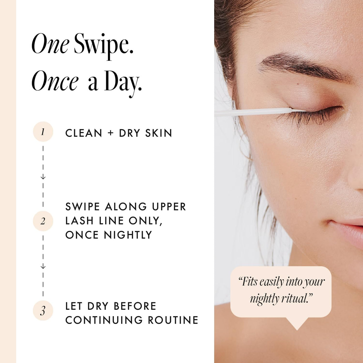 Borboleta clear serum texture drop highlighting lightweight, non-greasy formula