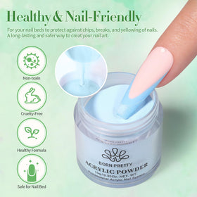 Born Pretty demo of nail extension in progress illustrating durable build