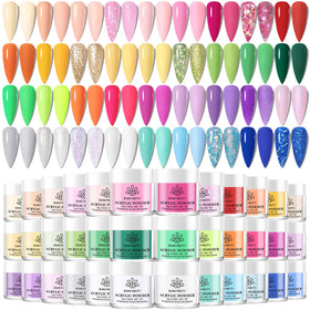 Born Pretty front packaging showing full 36-color acrylic powder set and convenience