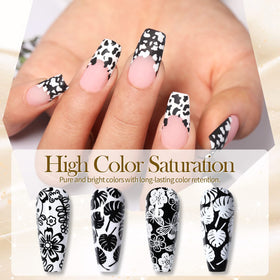 born pretty black polish bottle close-up showing rich pigment payoff