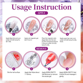 Born Pretty bottle label and 7ml volume detail for product identification
