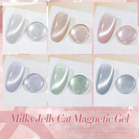 Born Pretty bottle close-up of pastel milky polish, clear pigment visibility benefit