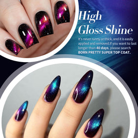 Born Pretty brush stroke texture showing smooth application and reflective shimmer