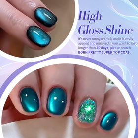 Born Pretty close-up brush stroke demonstrating smooth application and high pigment payoff