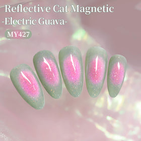 born pretty close-up of glitter pigment texture delivering multi-dimensional shine