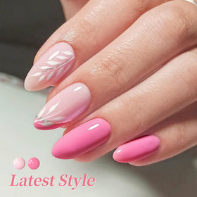 Born Pretty cured nails glossy and matte comparison showing finish options