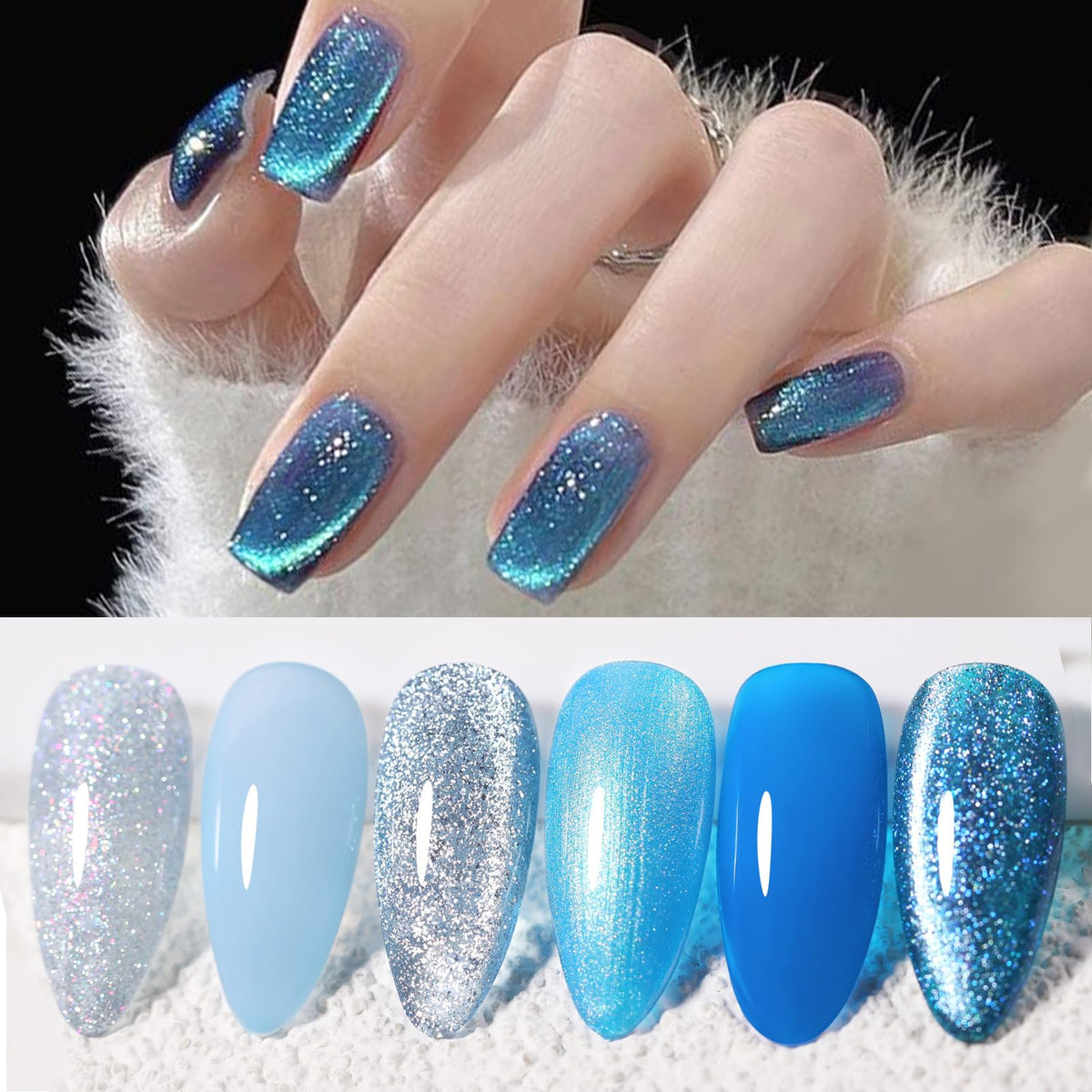Born Pretty holographic glitter polish shimmering to add dazzling accents