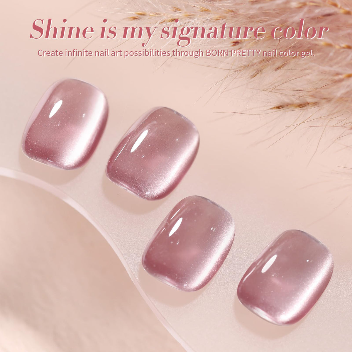 Born Pretty home manicure setup with lamp and tools showing convenient at-home application