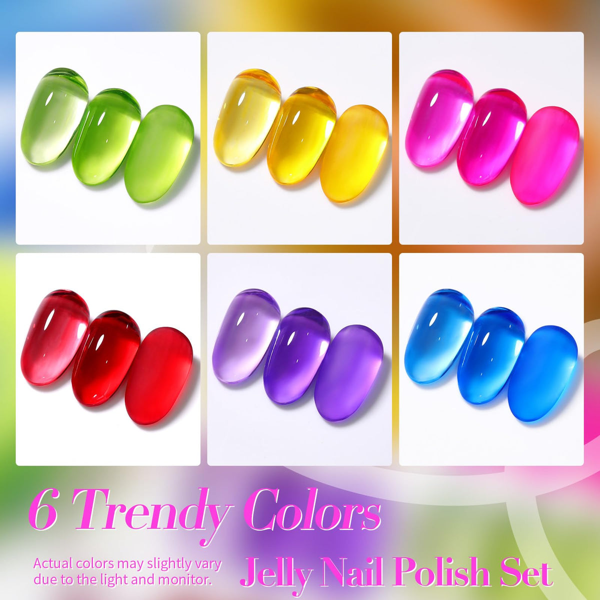 Born Pretty hot pink bottle close-up showing glossy finish and smooth application
