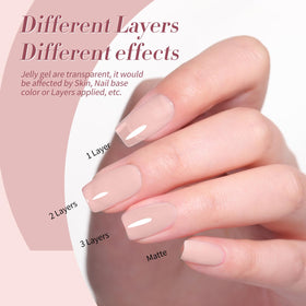 Born Pretty in-salon application photo showing professional curing and glossy finish benefit