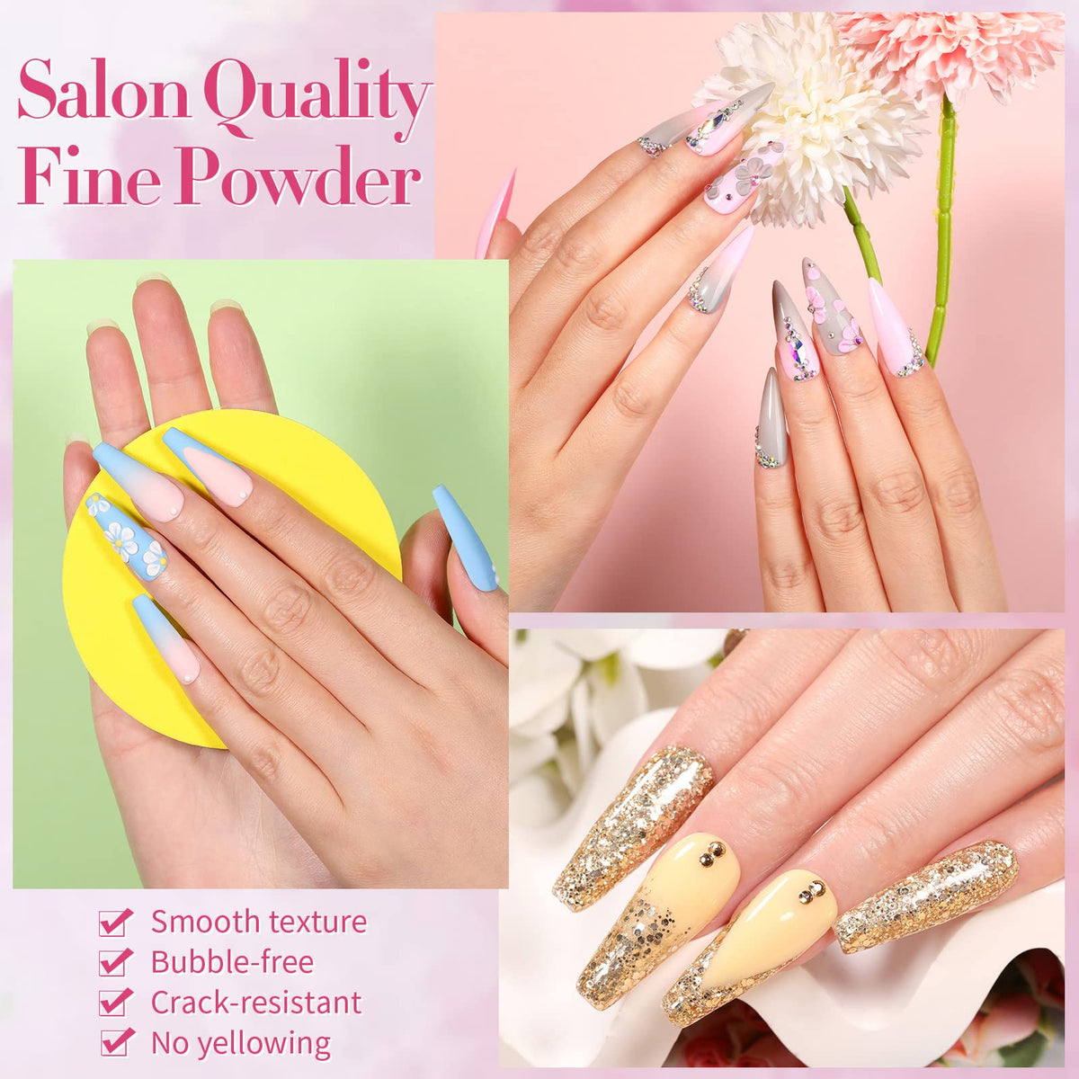 Born Pretty hand using sculpting bead demonstrating easy application and lamp-free curing