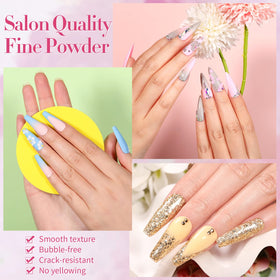 Born Pretty hand using sculpting bead demonstrating easy application and lamp-free curing