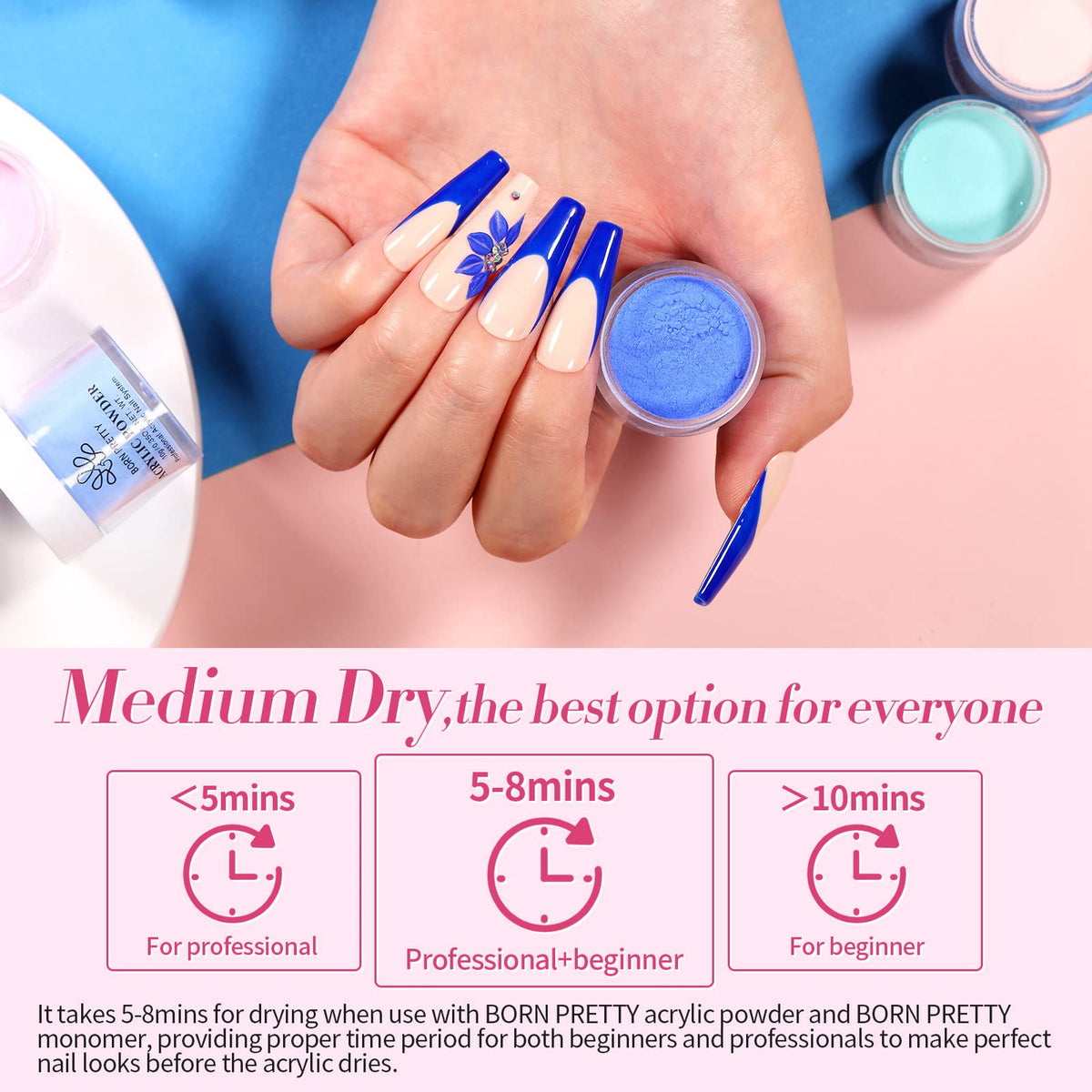 Born Pretty product label and ingredient panel for transparency and formulation details