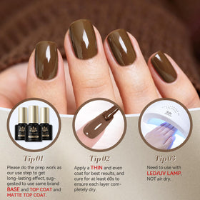 Born Pretty lifestyle shot bride with nude manicure, timeless look benefit