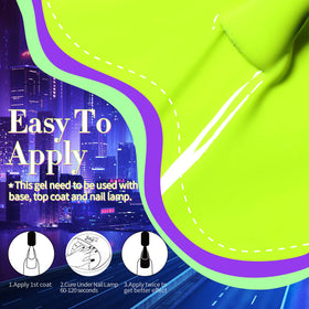 born pretty festival manicure lifestyle image showing bright neon party nails