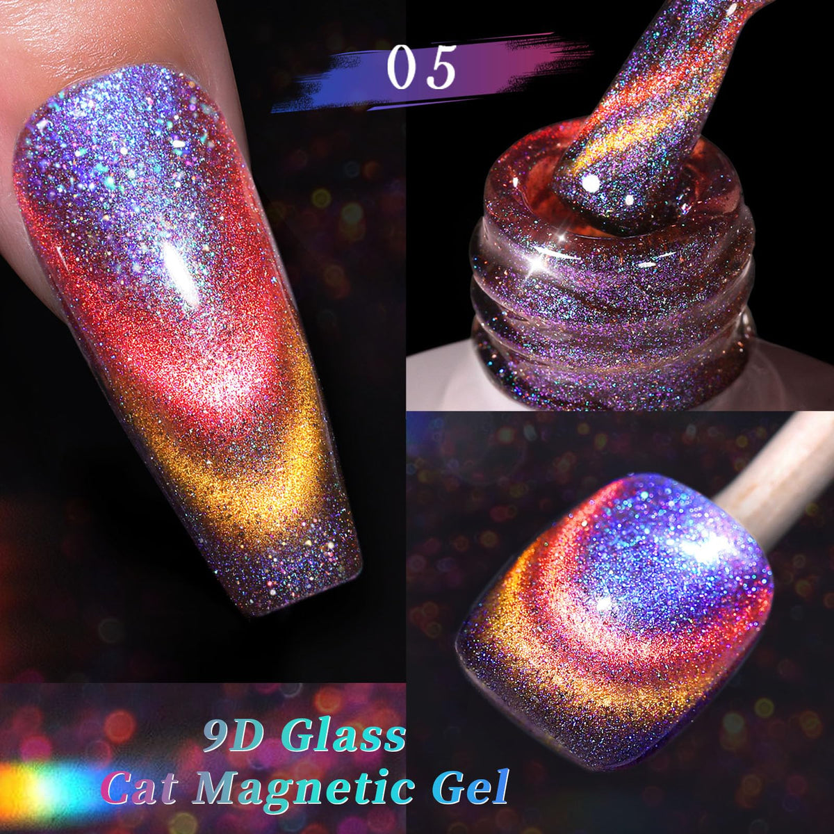 Born Pretty lifestyle manicure on model hands, showcases finished look for events and photos