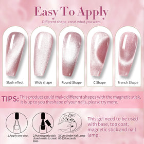 Born Pretty lifestyle image of a finished manicure on a table setting highlighting salon-quality results