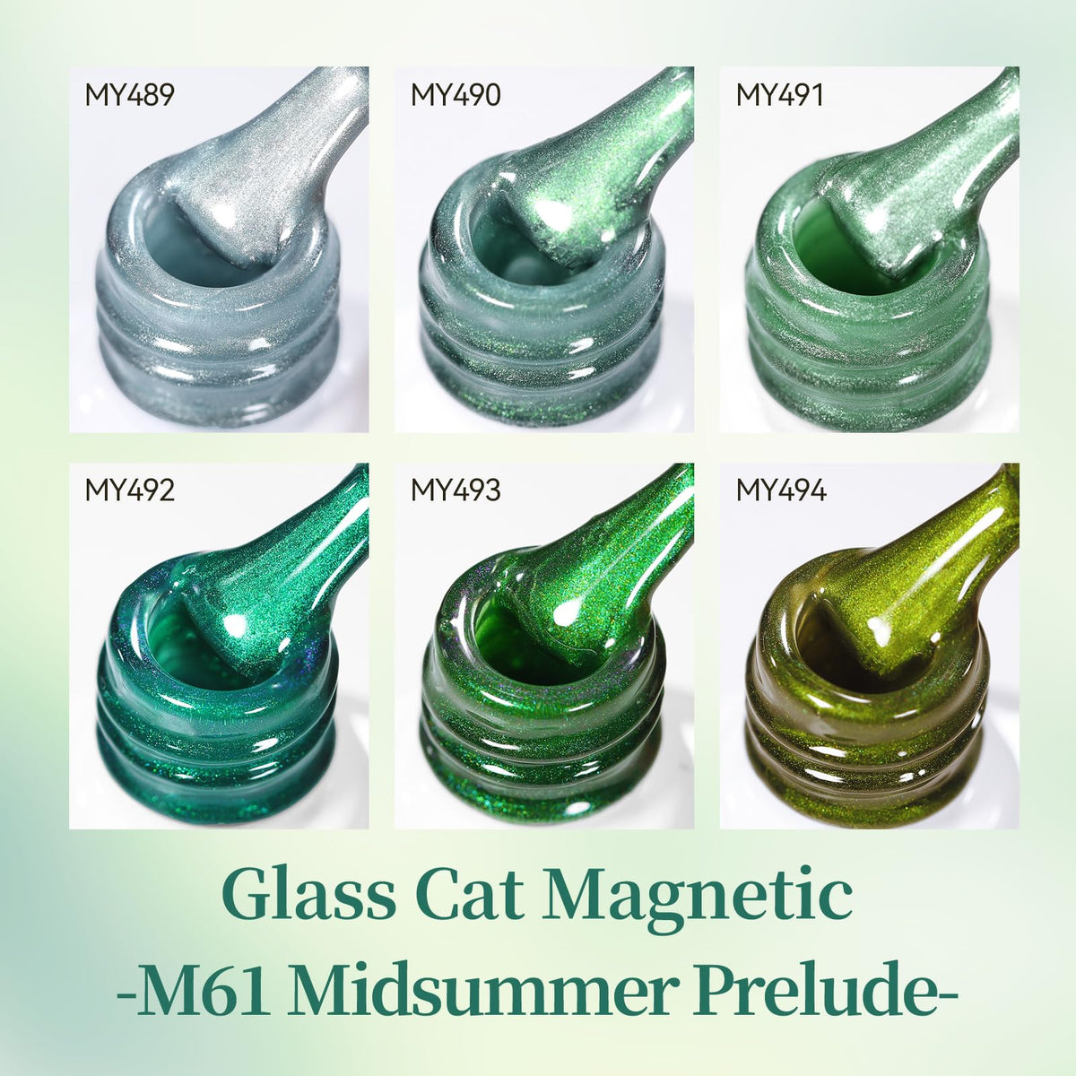 Born Pretty magnet held above nail forming cat-eye line for striking effect